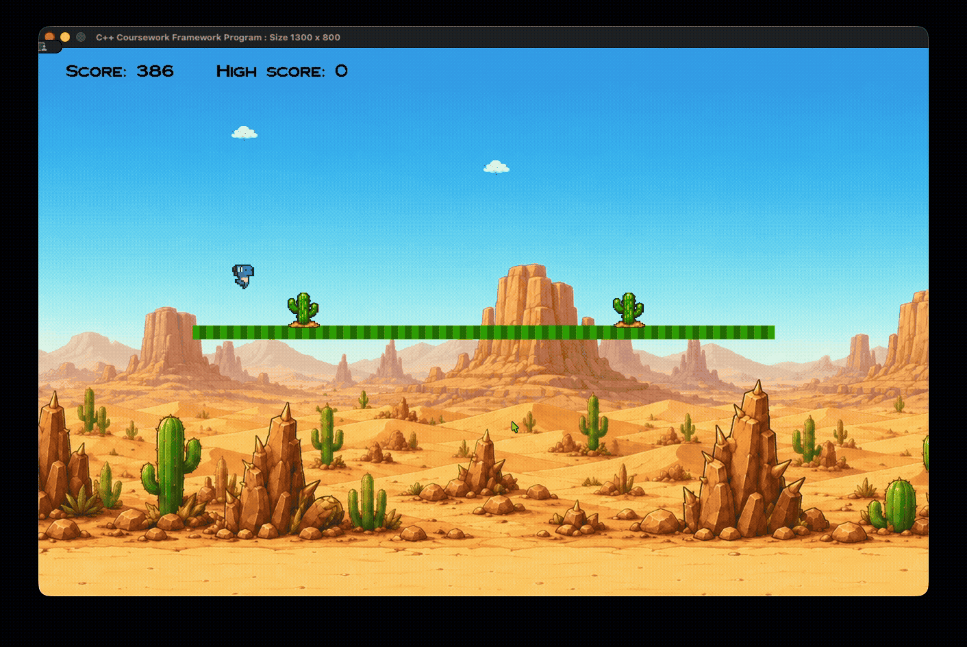 Screenshot of Chrome-dino game